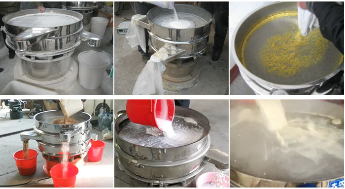 豆?jié){振動篩可適用于化工行業(yè)、食品行業(yè)、冶金礦業(yè)、公害處理等行業(yè)
