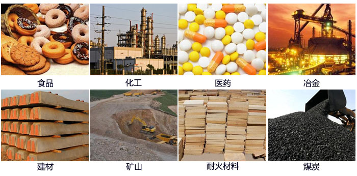 DH-800振動(dòng)篩適用的行業(yè)：食品，化工，醫(yī)藥，冶金，建材，礦山，耐火材料，煤炭。
